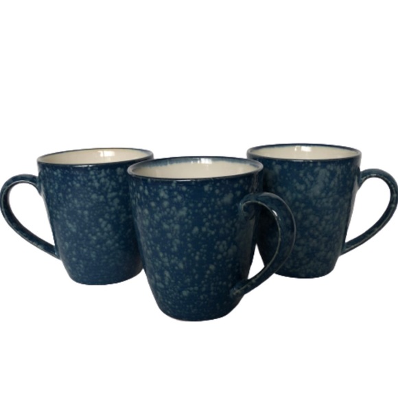 Sango Jewel Blue 43 Kitchen Lot Of 3 Coffee Cups Mugs Sango Jewel Blue 43 Poshmark